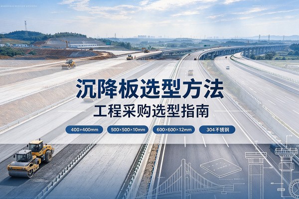 宛城沉降板选择方法