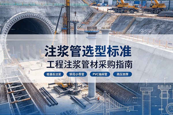 宛城注浆管选型标准