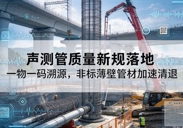 宛城声测管质量新规落地，一物一码溯源，非标薄壁管材加速清退
