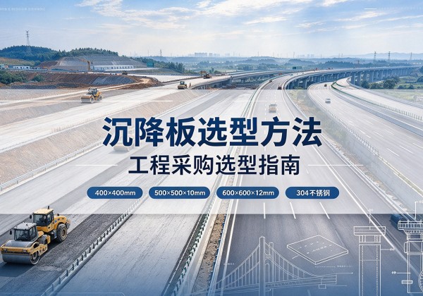 宛城沉降板选择方法